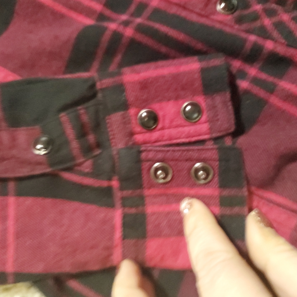 Harley Davidson Plaid Pearl Snap Embrodiered And Studded Shirt - Picture 8 of 12